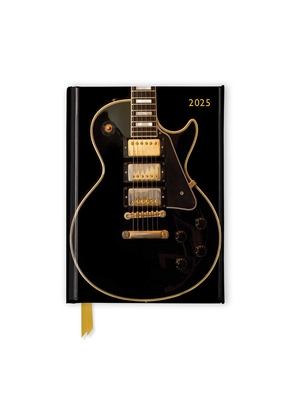 Black Gibson Guitar 2025 Luxury Pocket Diary Planner - Week to View - Flame Tree Studio (Creator)