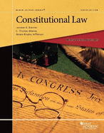 Black Letter Outline on Constitutional Law