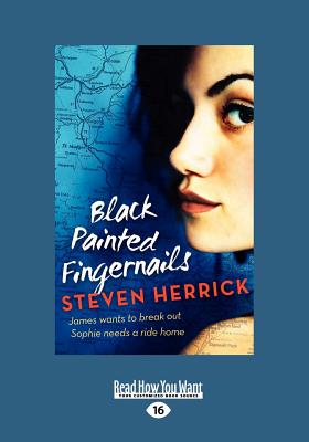 Black Painted Fingernails (Large Print 16pt) - Herrick, Steven