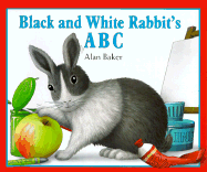 Black+white Rabbit ABC Pob - Baker, Alan