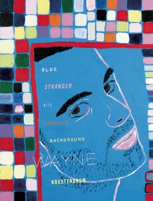 Blue Stranger With Mosaic Background - Koestenbaum, Wayne