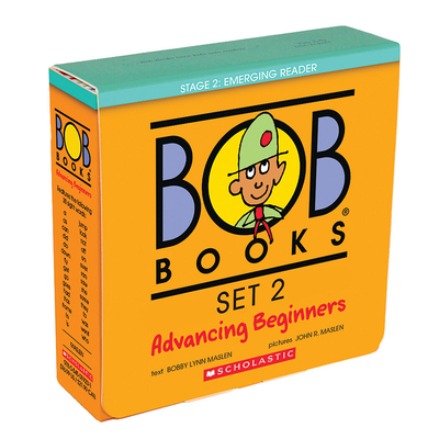 Bob Books - Advancing Beginners Box Set Phonics, Ages 4 and Up, Kindergarten (Stage 2: Emerging Reader): 8 Books for Young Readers - Maslen, Bobby Lynn, and Maslen, John R (Illustrator)