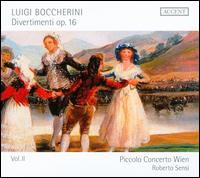 Boccherini: Divertimenti, Vol. 2 - Piccolo Concerto Wien; Roberto Sensi (double bass)