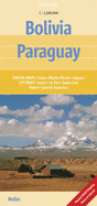 Bolivia and Paraguay Nelles Map (Nelles Maps) (English, French, Italian and German Edition)