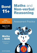 Bond 11+: Bond 11+ CEM Maths & Non-verbal Reasoning Assessment Practice 9-10 Years (for Cambridge Select Insight)