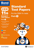 Bond 11+: CEM: Standard Test Papers: Ready for the 2024 exam: Pack 1