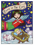 Born Is the King: Born Is the King Coloring Book by Deborah Muller Christian Christmas