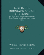 Boys In The Mountains And On The Plains: Or The Western Adventures Of Tom Smart, Bob Edge And Peter Small