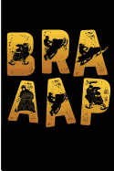 Braap: Braap Snowmobile Rider Blank Lined Note Book
