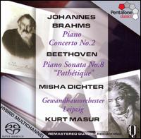 Brahms, Beethoven: Works for Piano - Misha Dichter (piano); Leipzig Gewandhaus Orchestra; Kurt Masur (conductor)