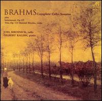 Brahms: Complete Cello Sonatas; Intermezzi, Op. 117; Trio, Op. 114 - Gilbert Kalish (piano); Joel Krosnick (cello); Samuel Rhodes (viola)