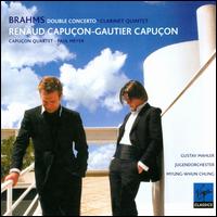 Brahms: Double Concerto; Clarinet Quintet - Capuon Quartet; Gautier Capuon (cello); Paul Meyer (clarinet); Renaud Capuon (violin); Gustav Mahler Youth Orchestra;...