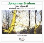 Brahms: Horn Trio, Op. 40; Serenade, Op. 11 (nonet transcription)