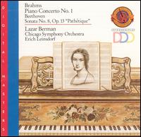 Brahms: Piano Concerto No. 1; Beethoven: Sonata No. 8, Op. 13 ("Pathtique") - Lazar Berman (piano); Chicago Symphony Orchestra; Erich Leinsdorf (conductor)