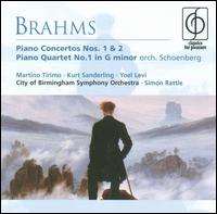 Brahms: Piano Concertos Nos. 1 & 2; Piano Quartet No. 1 (orch. Schoenberg) - Alexander Cameron (cello); Martino Tirimo (piano)