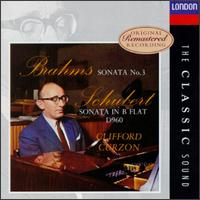 Brahms: Sonata No. 3; Schubert: Sonata in B flat D 960 - Clifford Curzon (piano)