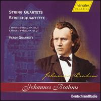 Brahms: String Quartets, Op. 51 - Verdi Quartet