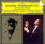 Brahms: Symphonie No. 1; Gesang der Parzen