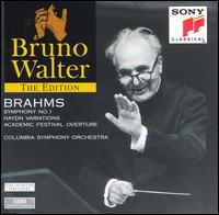 Brahms: Symphony No. 1; Haydn Variations; Academic Festival Overture - Columbia Symphony Orchestra; Bruno Walter (conductor)