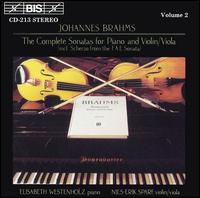 Brahms: The Complete Sonatas for Piano and Violin/Viola, Vol. 2 - Elisabeth Westenholz (piano); Nils-Erik Sparf (viola); Nils-Erik Sparf (violin)