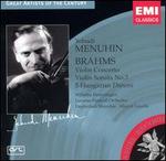 Brahms: Violin Concerto; Violin Sonata No. 3; 5 Hungarian Dances - Edgar Shann (oboe); Hephzibah Menuhin (piano); Marcel Gazelle (piano); Yehudi Menuhin (violin); Lucerne Festival Orchestra;...