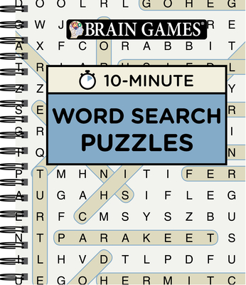 Brain Games - 10 Minute: Word Search Puzzles (Blue) - Publications International Ltd, and Brain Games