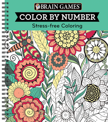 Brain Games - Color by Number: Stress-Free Coloring (Green) - Publications International Ltd, and Brain Games, and New Seasons