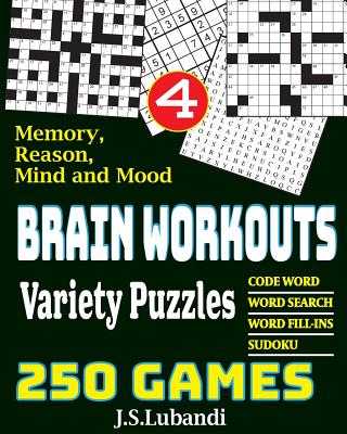 BRAIN WORKOUTS Variety Puzzles 4 - Lubandi, J S