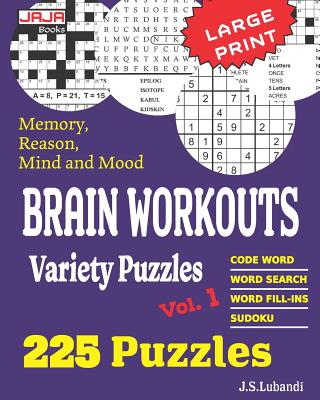 Brain Workouts Variety Puzzles - Jaja Media, and Lubandi, J S