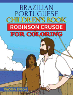 Brazilian Portuguese Children's Book: Robinson Crusoe for Coloring