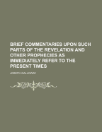 Brief Commentaries Upon Such Parts of the Revelation and Other Prophecies as Immediately Refer to the Present Times, Vol. 2 of 2: With the Prophetic, Or, Anticipated History of the Church of Rome; To Which Is Added, a Pill for the Infidel and Atheist