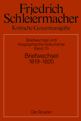 Briefwechsel 1819-1820 - Gerber, Simon (Editor), and Schmidt, Sarah (Editor)