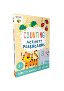 Bright Bee Counting Activity Flashcards: With Tracing and Lift-The-Flaps for Ages 3& Up