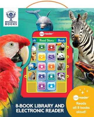 Britannica Books: Me Reader 8-Book Library and Electronic Reader Sound Book Set - Pi Kids