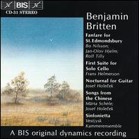 Britten: Chamber Music - Bo Nilsson (trumpet); Frans Helmerson (cello); Jan-Olav Hjelm (trumpet); Josef Holecek (guitar); Maria Schele (soprano);...