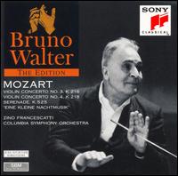 Bruno Walter Edition: Mozart - Zino Francescatti (violin); Columbia Symphony Orchestra; Bruno Walter (conductor)