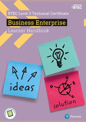 BTEC Level 2 Certificate in Business Enterprise Learner Handbook with ActiveBook - Donaldson, Sue, and Parry, Claire, and Smith, Julie