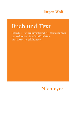 Buch Und Text - Wolf, J?rgen