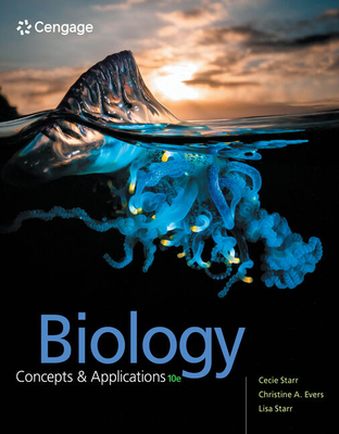 Bundle: Biology: Concepts and Applications, Loose-Leaf Version, 10th + Mindtap Biology, 2 Terms (12 Months) Printed Access Card + Joinin(tm) Student Response System, Iclicker/Iclicker2/Reef 6-Month Free Access Rebate Coupon $10 Fall - Starr, Cecie, and Evers, Christine, and Starr, Lisa