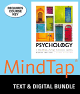 Bundle: Psychology: Themes & Variations, Loose-Leaf Version, 10th + Mindtap Psychology, 1 Term (6 Months) Printed Access Card