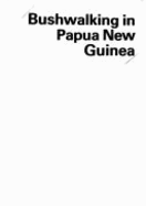 Bushwalking in Papua New Guinea