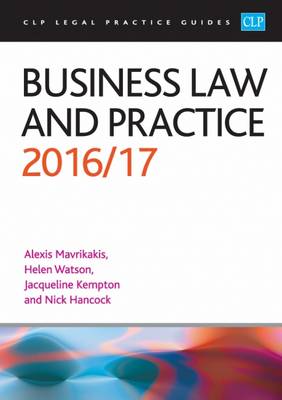 Business Law and Practice 2016/17 - Mavrikakis, Alexis