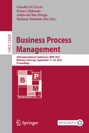 Business Process Management: 20th International Conference, BPM 2022, Munster, Germany, September 11-16, 2022, Proceedings