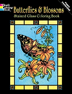 Butterflies & Blossoms Stained Glass Coloring Book