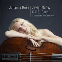 C.P.E. Bach: 3 Sonatas for viola da gamba - Javier Nez (harpsichord); Johanna Rose (viola da gamba)