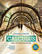 Calculus and Its Applications Expanded Version Media Update Plus Mylab Math -- Access Card Package