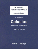 Calculus: And It's Applications: Students Solutions Manual Student Solutions Manual