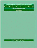 Calculus, Complex Variables Differential Equations Supplement: One and Several Variables - Salas, Saturnino L, and Hille, Einar