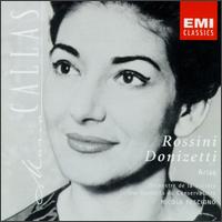 Callas sings Rossini and Donizetti Arias - Maria Callas (soprano); Conservatory Concert Society Orchestra, Monte Carlo; Nicola Rescigno (conductor)