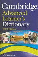 Cambridge Advanced Learner's Dictionary